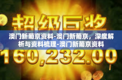 澳门新葡京资料-澳门新葡京，深度解析与资料梳理-澳门新葡京资料