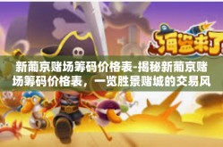 新葡京赌场筹码价格表-揭秘新葡京赌场筹码价格表，一览胜景赌城的交易风采-新葡京赌场筹码价格表