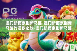 澳门新葡京到新马路-澳门新葡京到新马路的漫步之旅-澳门新葡京到新马路