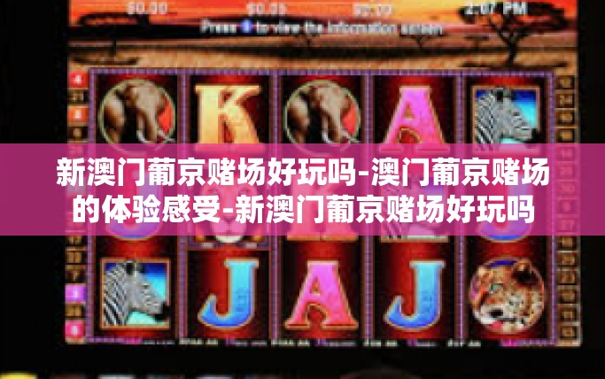 新澳门葡京赌场好玩吗-澳门葡京赌场的体验感受-新澳门葡京赌场好玩吗