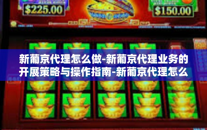 新葡京代理怎么做-新葡京代理业务的开展策略与操作指南-新葡京代理怎么做