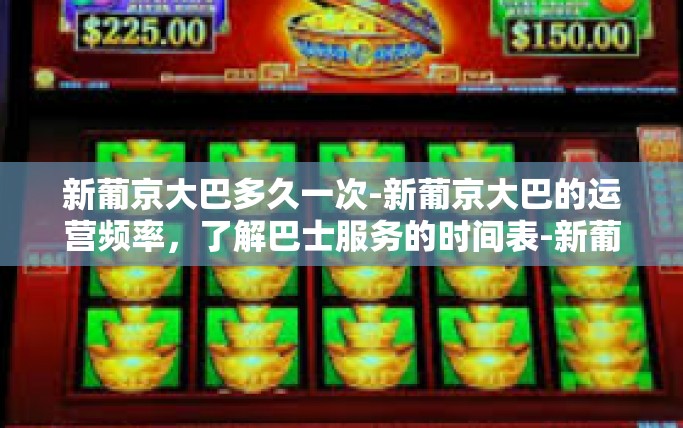 新葡京大巴多久一次-新葡京大巴的运营频率，了解巴士服务的时间表-新葡京大巴多久一次