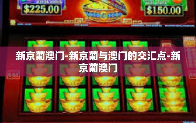 新京葡澳门-新京葡与澳门的交汇点-新京葡澳门
