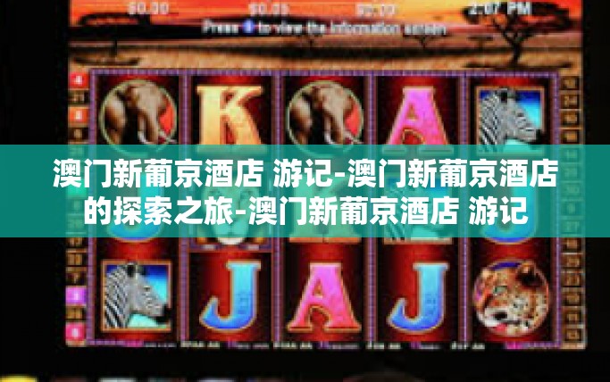 澳门新葡京酒店 游记-澳门新葡京酒店的探索之旅-澳门新葡京酒店 游记