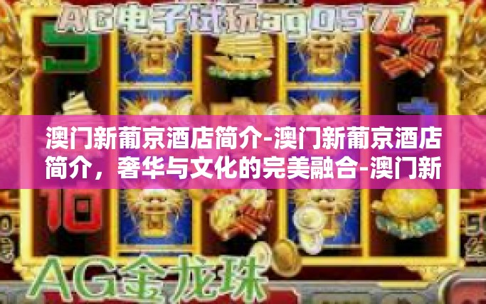 澳门新葡京酒店简介-澳门新葡京酒店简介，奢华与文化的完美融合-澳门新葡京酒店简介